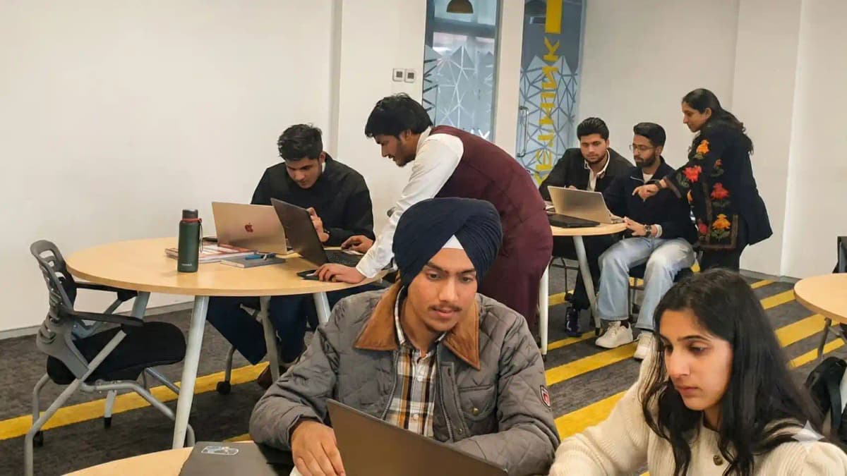 TalentGro internship session with students gaining hands-on industry experience