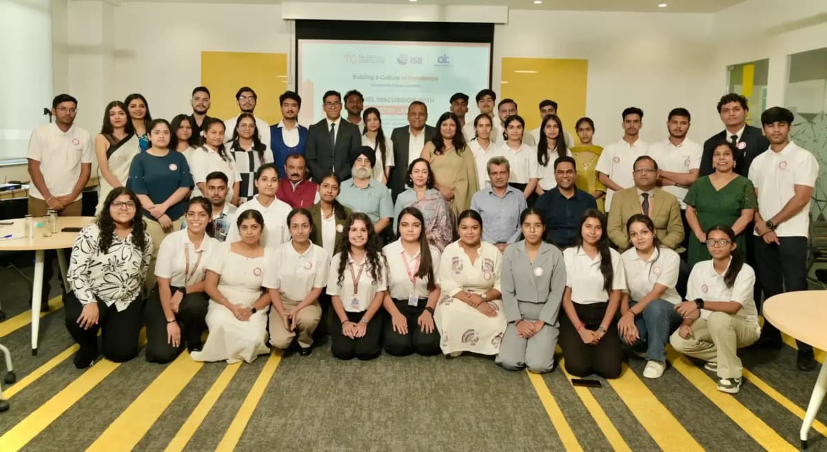 TalentGro AI career mapping session with college students and faculty at ISB Mohali