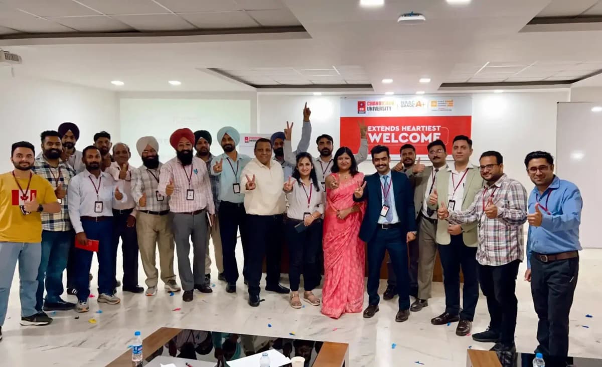 TalentGro team leadership workshop at a corporate office