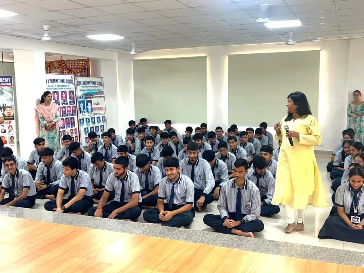 TalentGro career counselling session in a school classroom