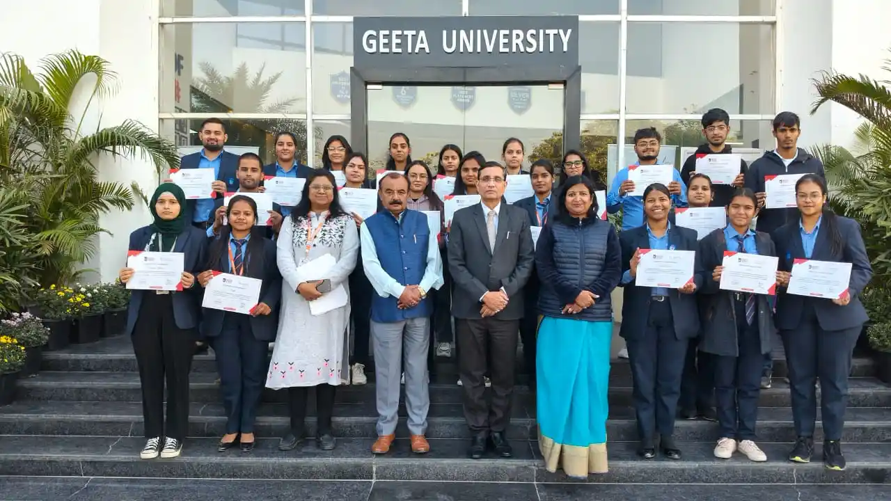TalentGro AI tools certification at Geeta University