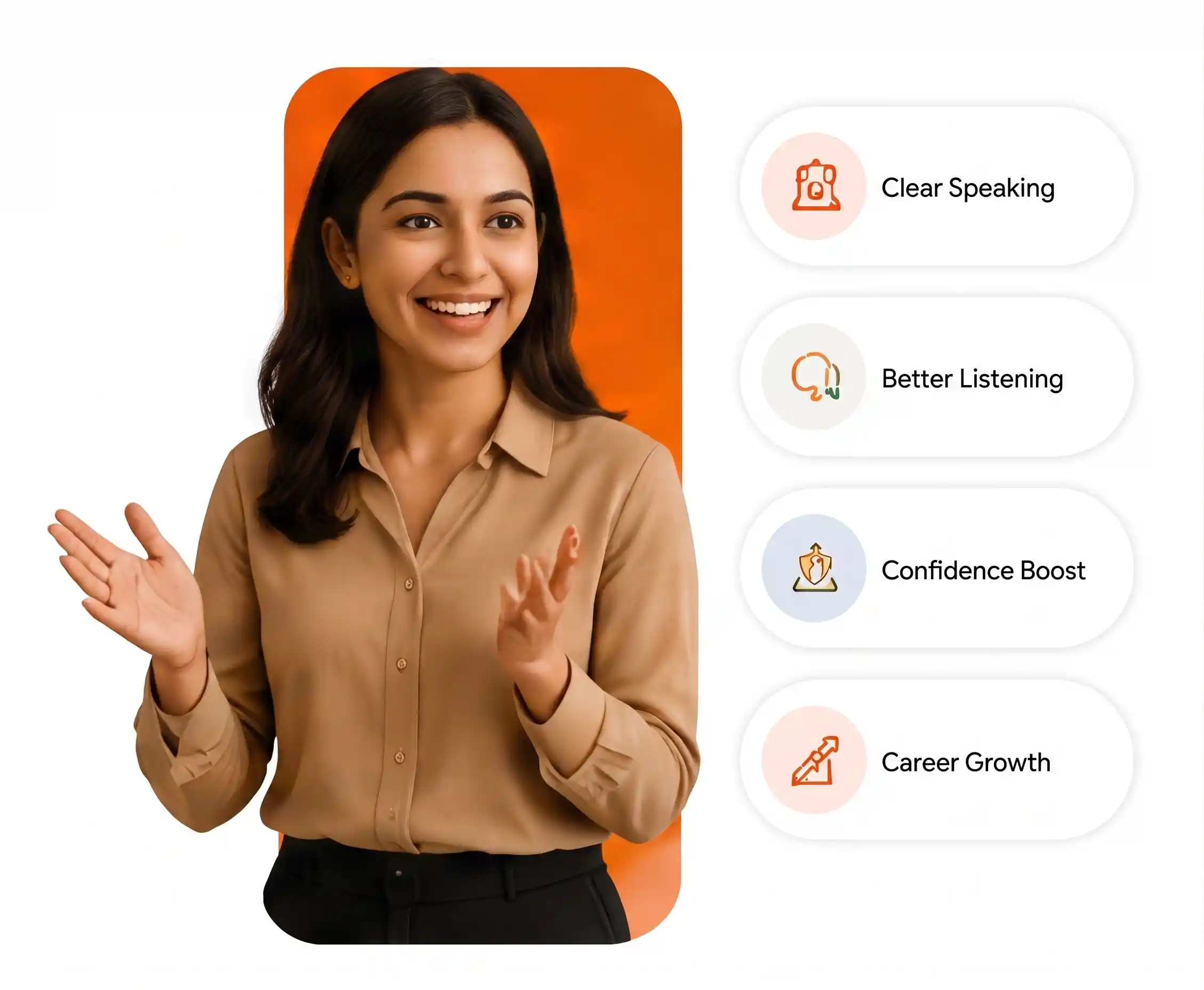 TalentGro Communication Skills Program — live speaking practice session