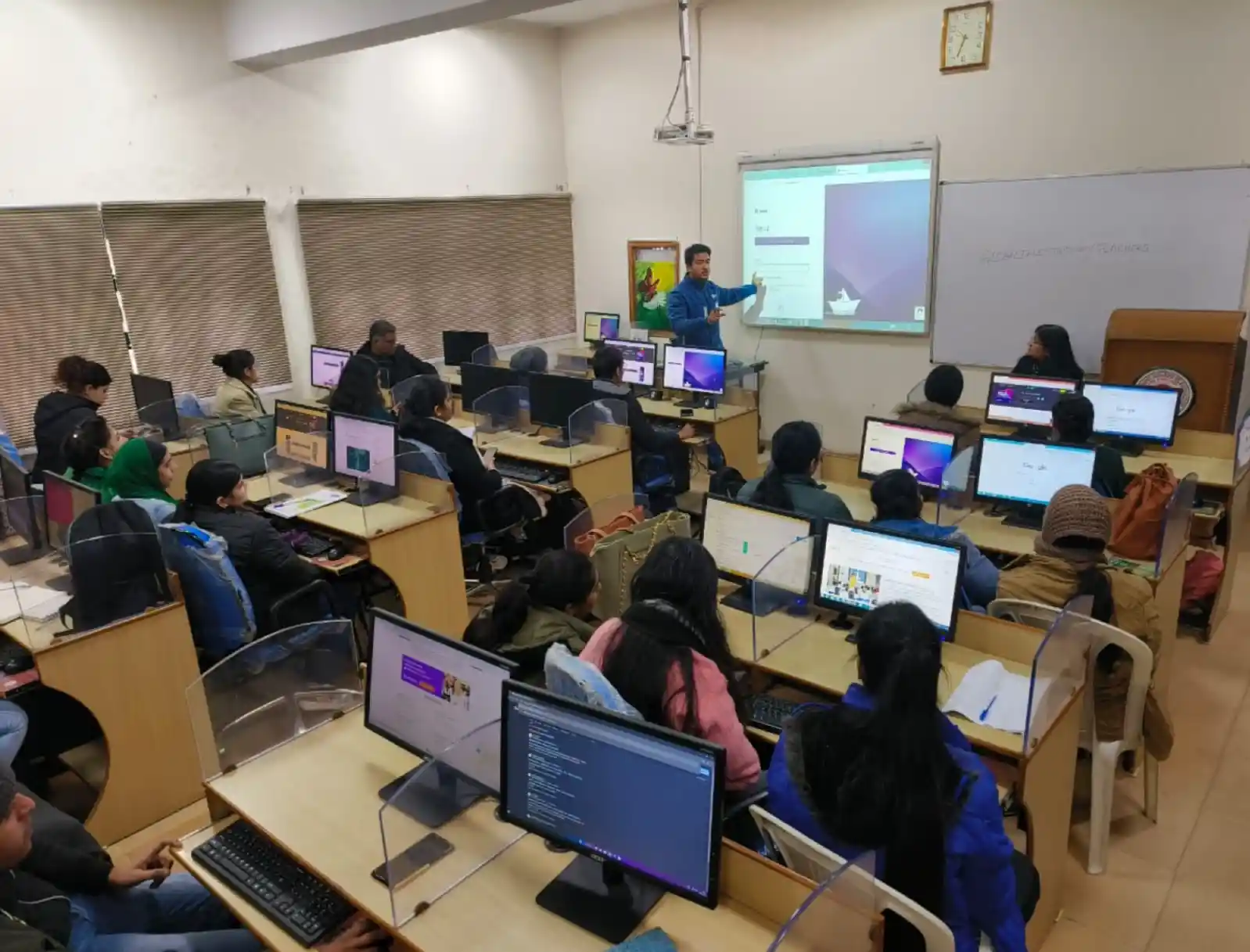 TalentGro interns experiencing AI and gamification tools as part of their training