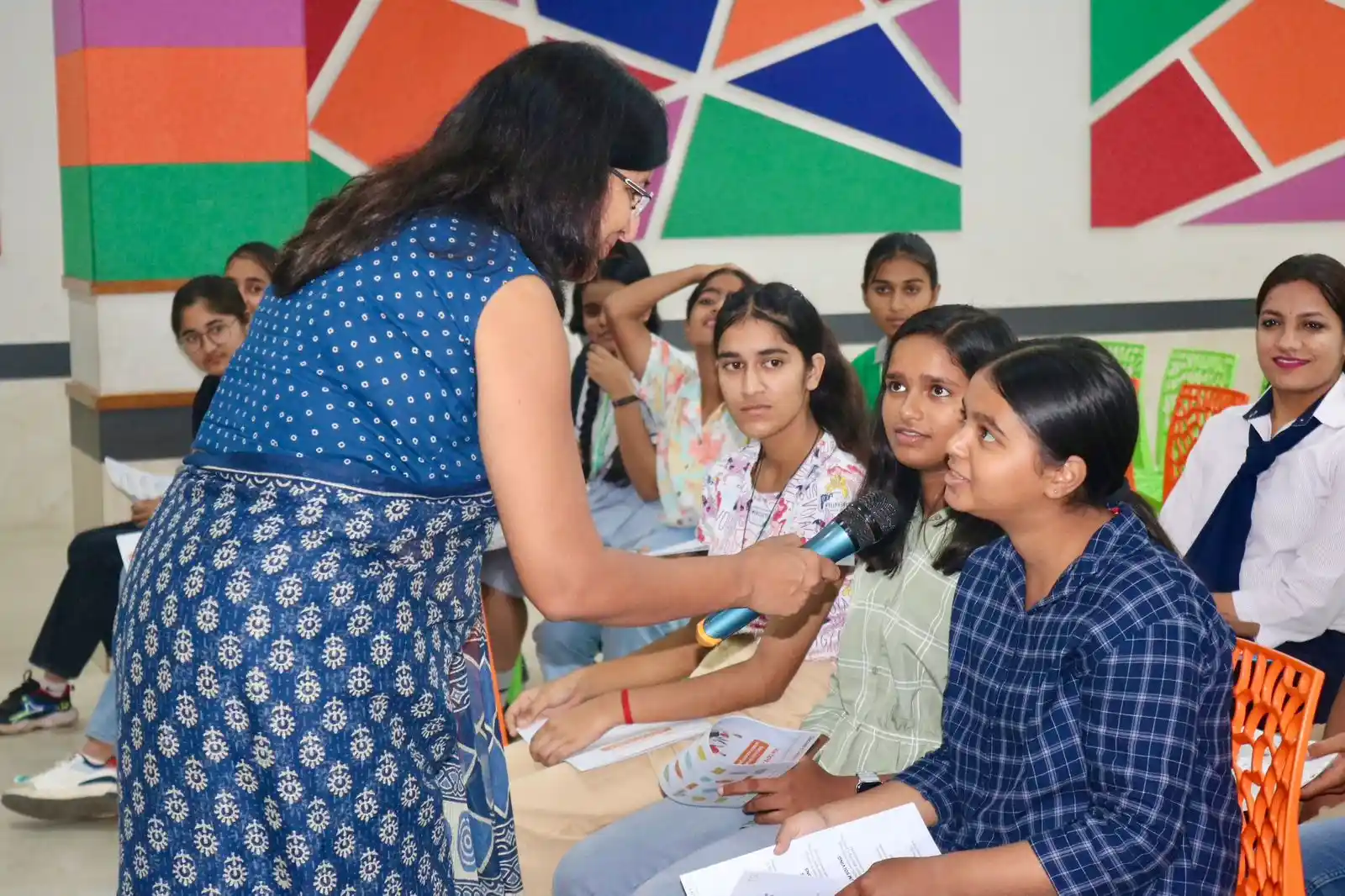 TalentGro counsellor guiding school students through career counselling session