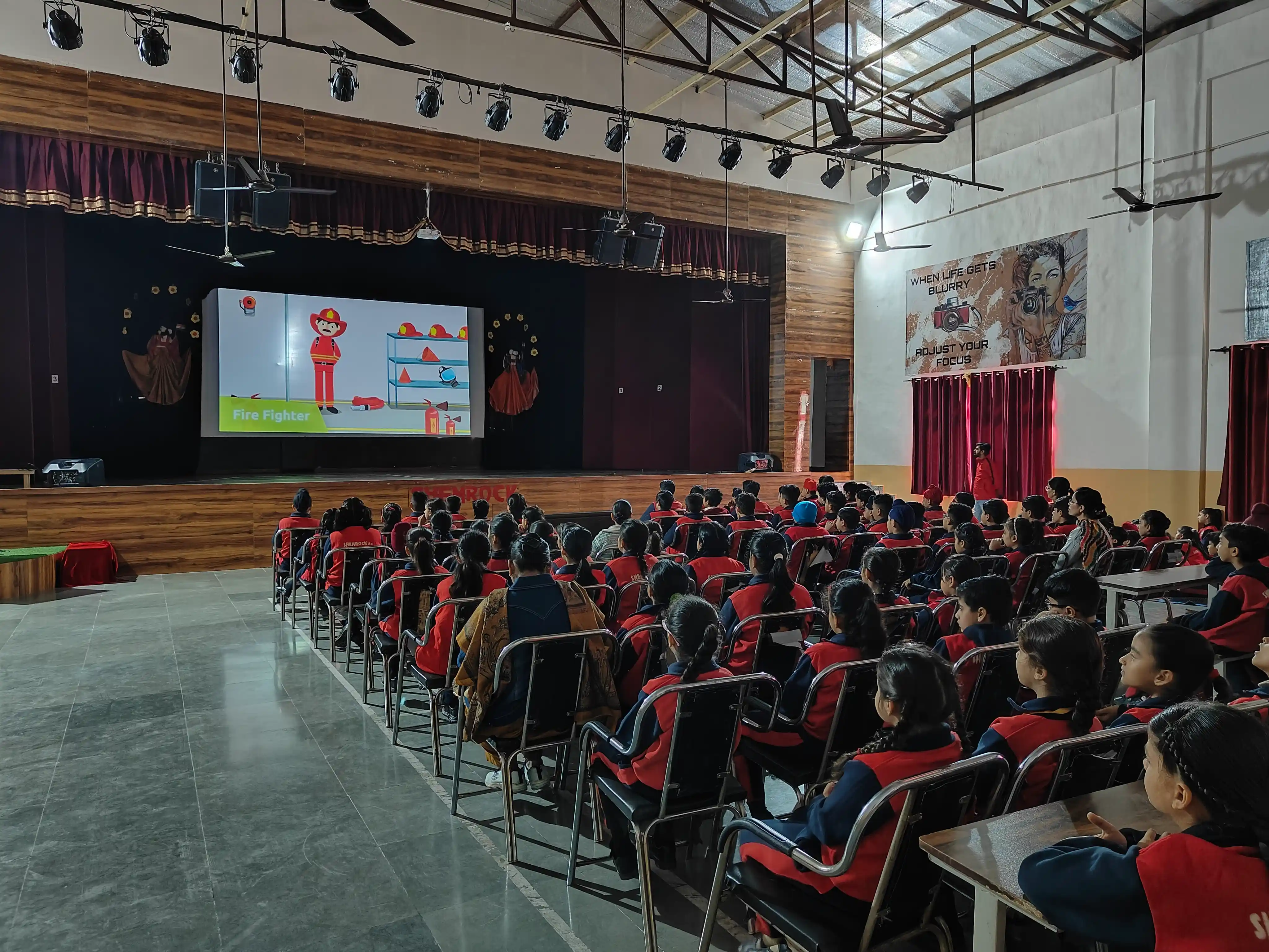 TalentGro mentor engaging school students in a career exploration activity
