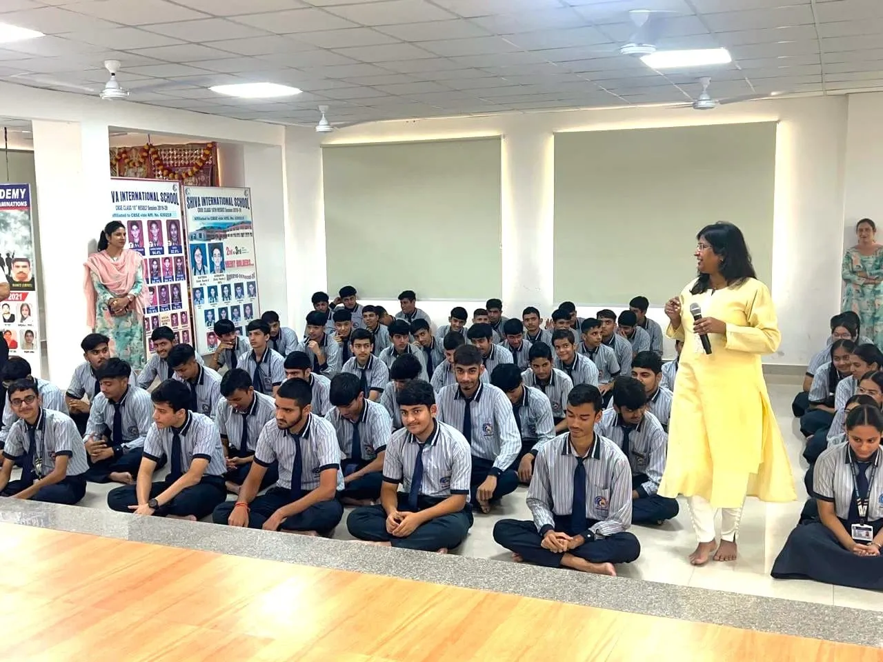 TalentGro career counselling session in a school classroom