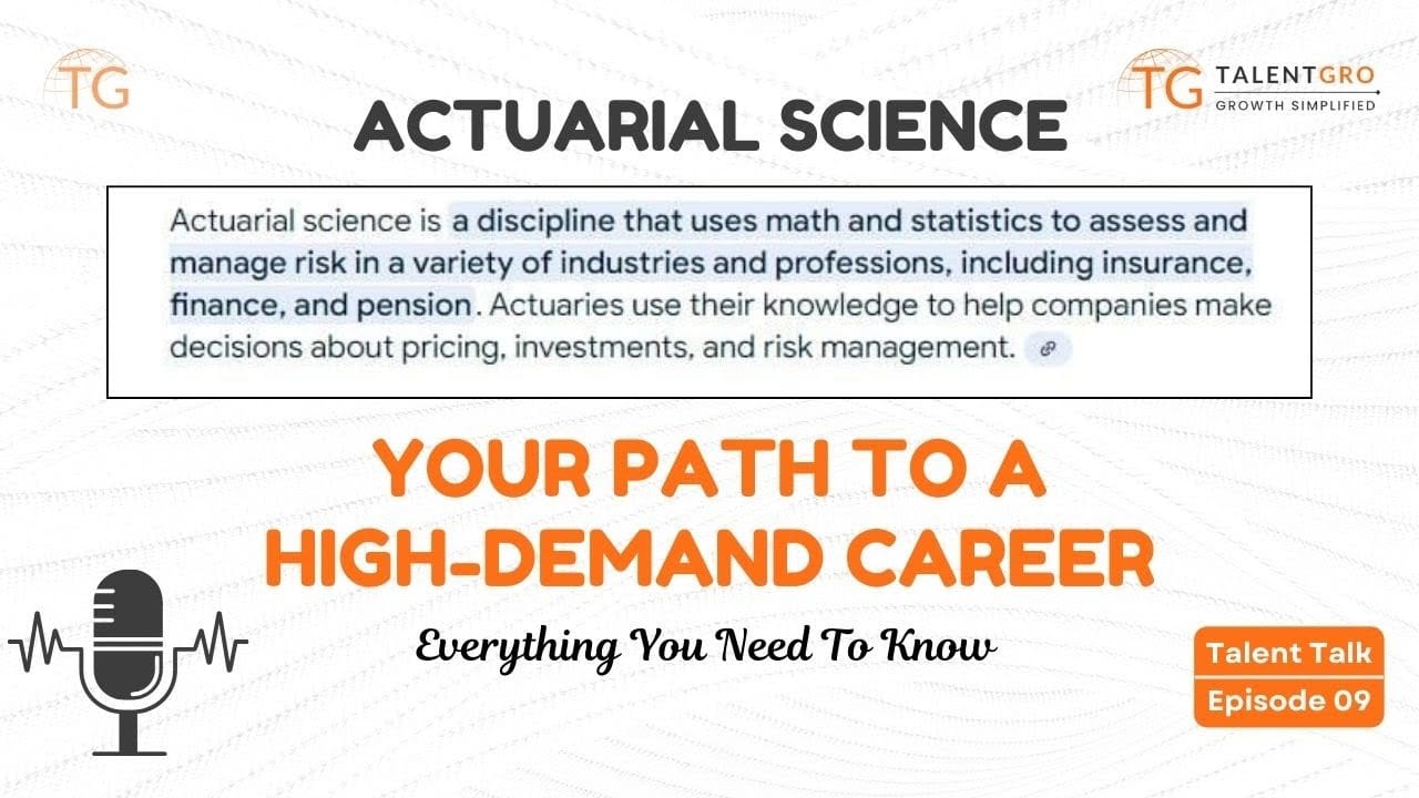 Careers in Actuary Science - Podcast