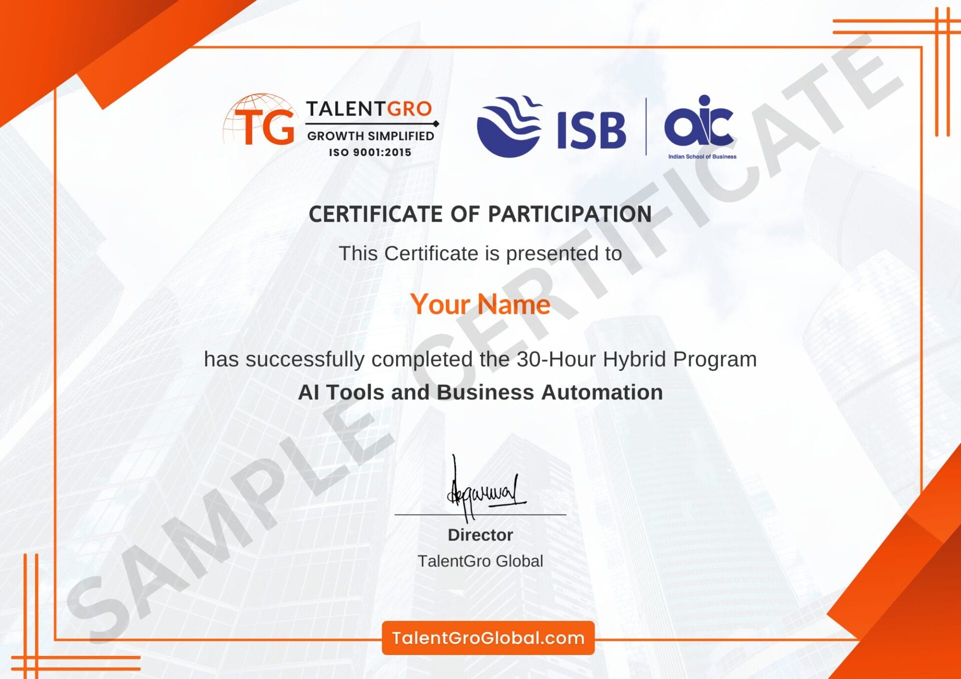 talentgro-aic-isb-certificate