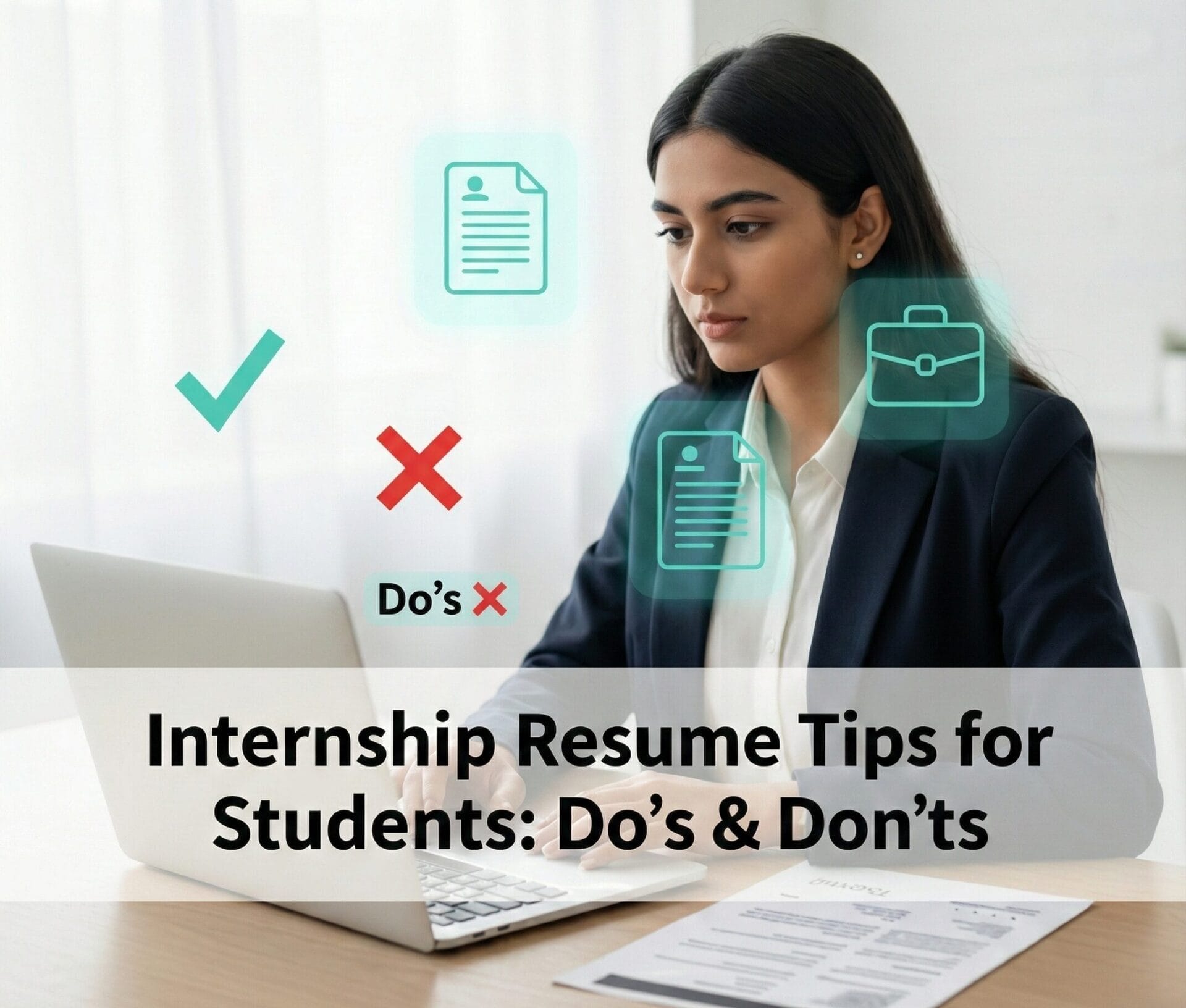 how students can build an internship resume that works